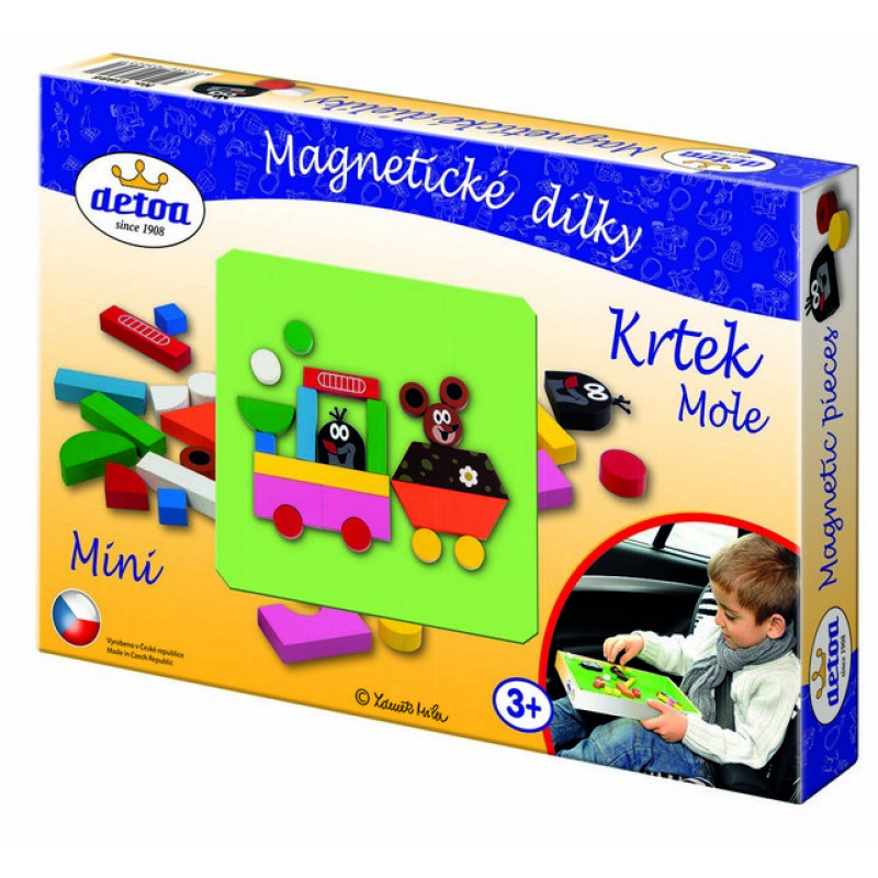 Magnetické dieliky Krtko mini