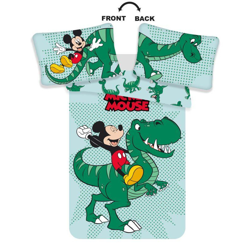 Obliečky do postieľky Mickey dino baby