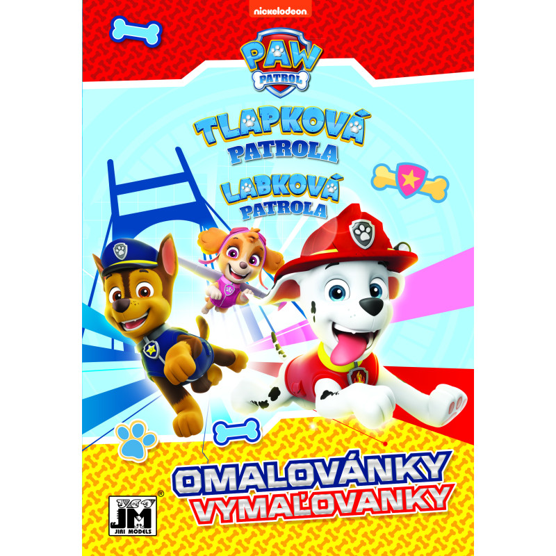 Omaľovánka A5 Paw Patrol