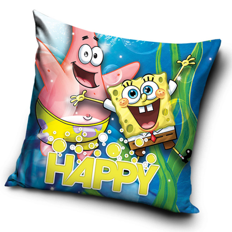 Obliečka na vankúšik Sponge Bob a Patrik