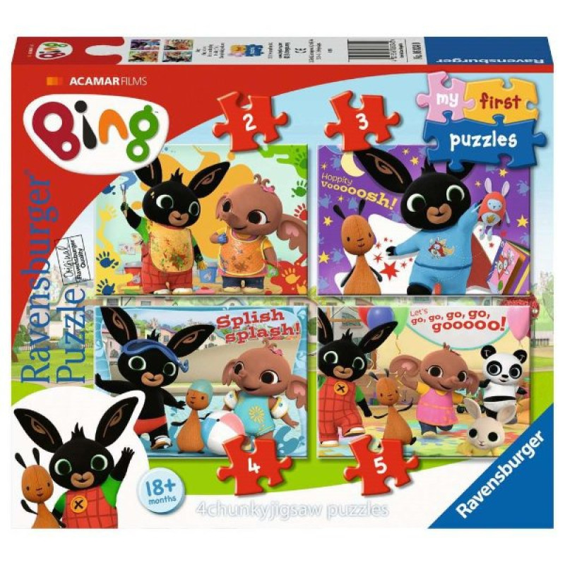 PUZZLE BABY ZAJAČIK BING 4v1