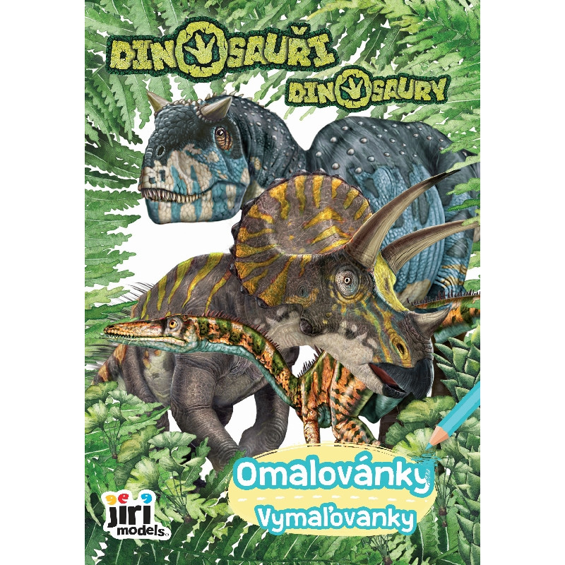 Omaľovánka A5 Dinosaury