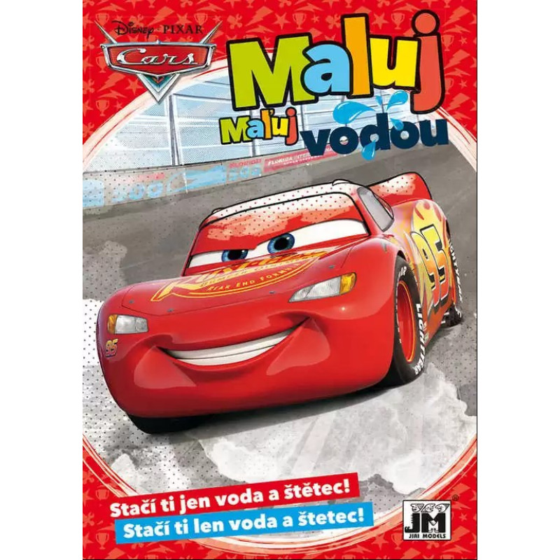 Omaľovánka A5 Maľuj vodou Cars