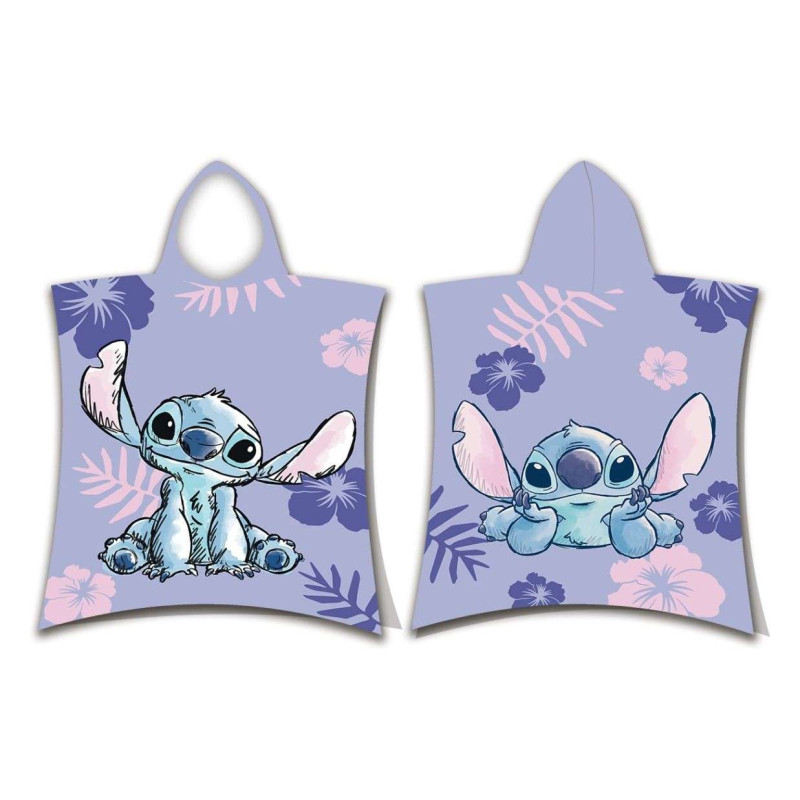 Pončo Lilo and Stitch Bavlna - Froté, 50/115 cm