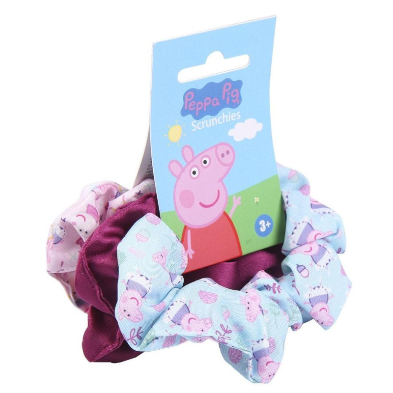 SADA 3 KS GUMIČKY DO VLASOV PEPPA PIG var.3