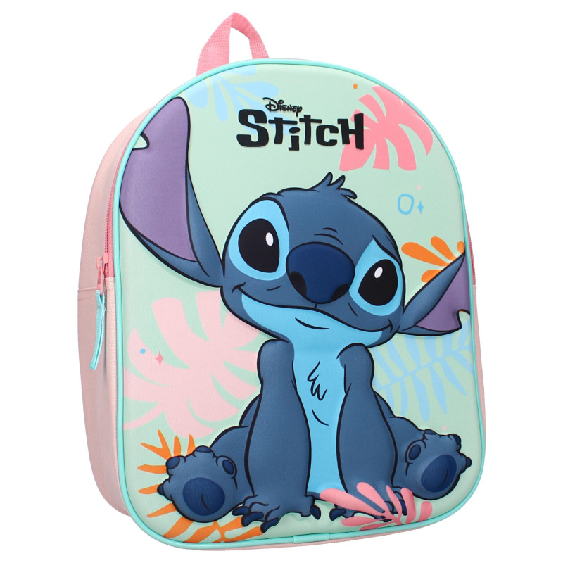 BATOH STITCH 3D ružovo modrá