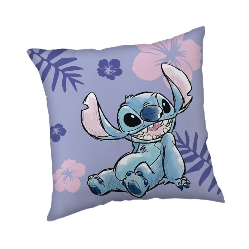 Mikroplyšový povlak na polštářek Lilo and Stitch  Polyester, 40/40 cm