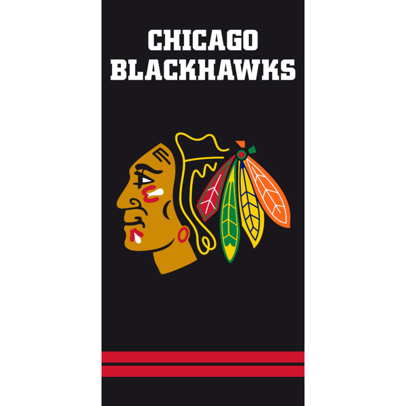 Osuška NHL Chicago Blackhawks Black