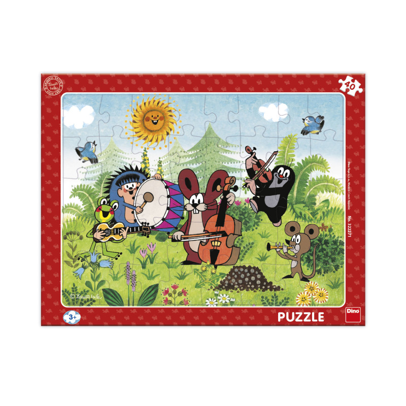 Puzzle doskové 40 Krtko a Kapela