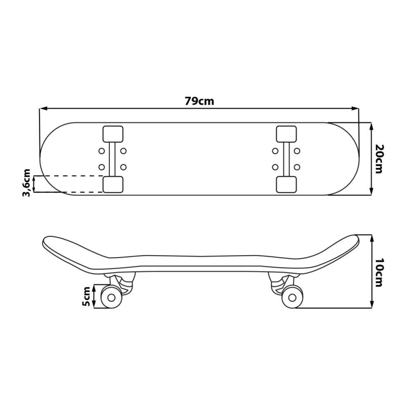 Skateboard Ledové království