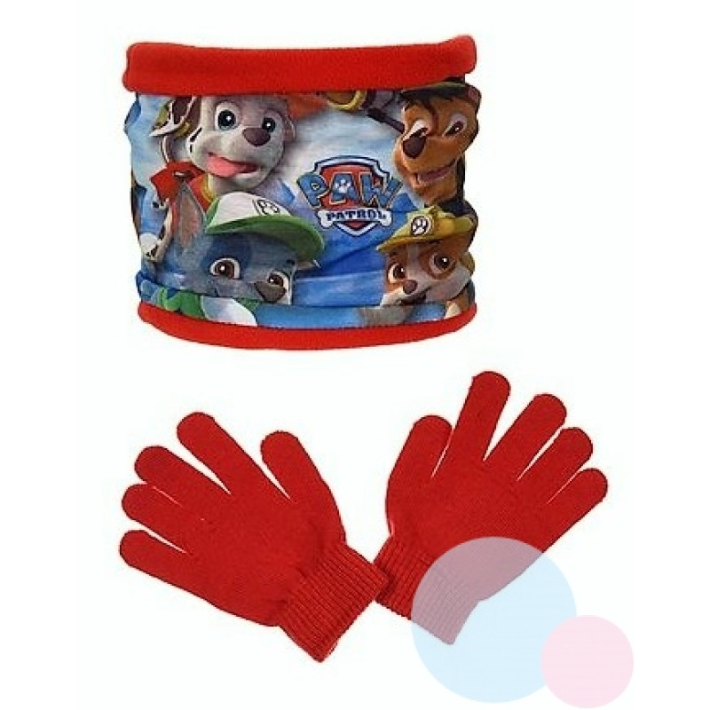 Nákrčník a rukavice Paw Patrol