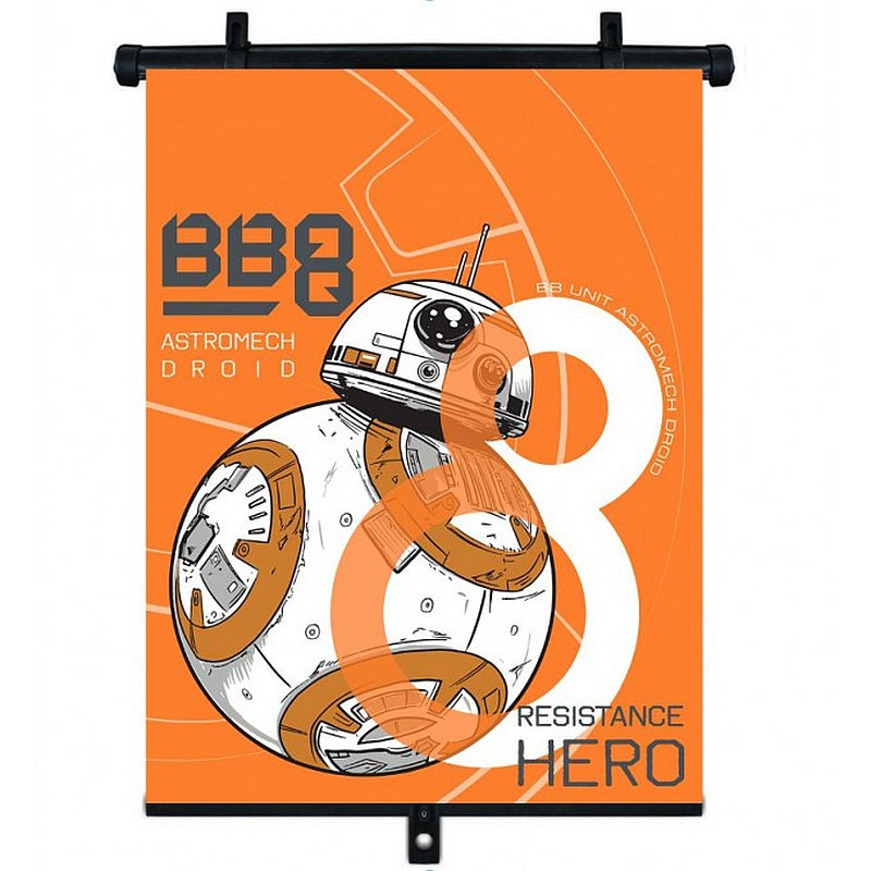 Slnečná clona Roletka Star Wars BB-8 1ks