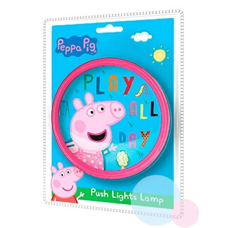 Lampička PEPPA PIG push