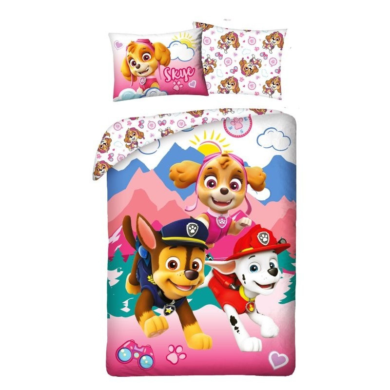 Obliečky Paw Patrol pink