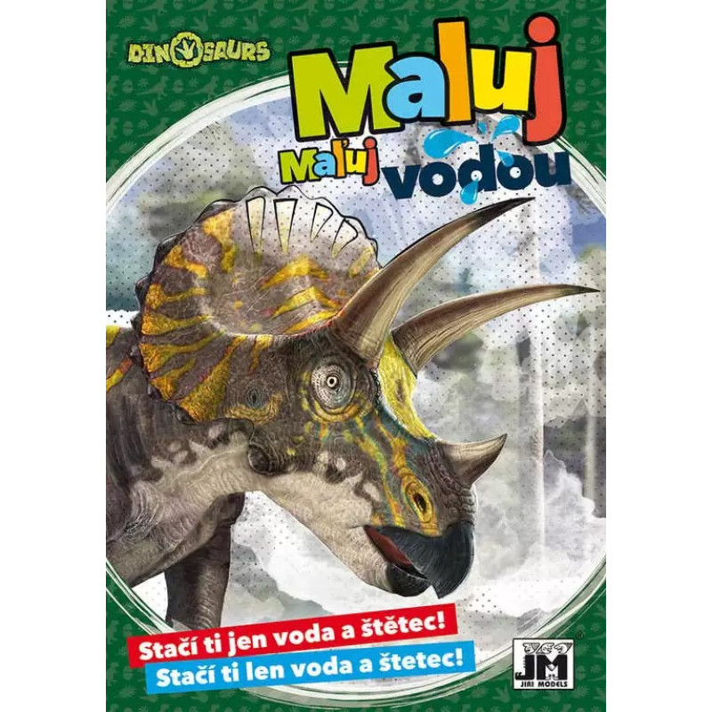 Omaľovánka A5 Maľuj vodou Dinosaury