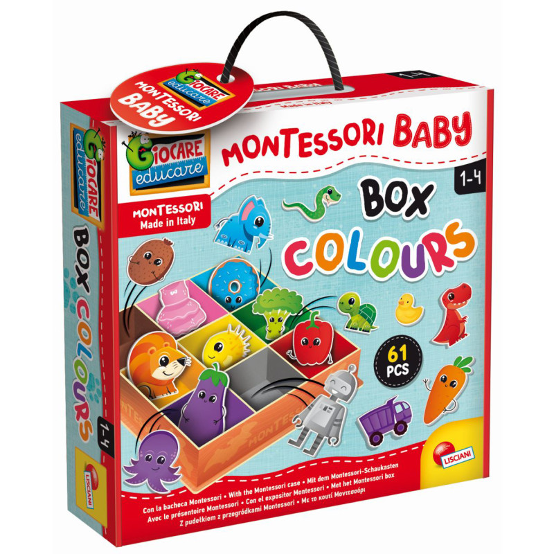 Škatuľka - Farby MONTESSORI BABY BOX