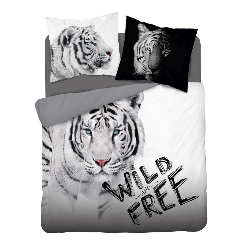 obliečky Biely Tiger Wild Free Francúzske