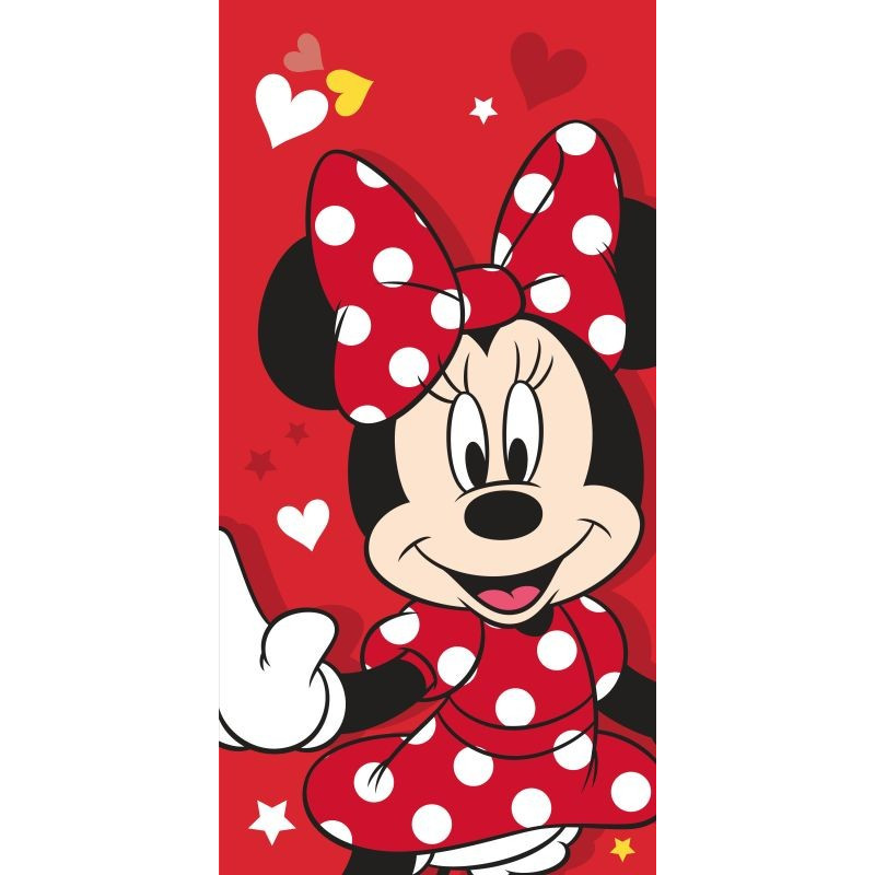 Osuška Minnie Red Heart