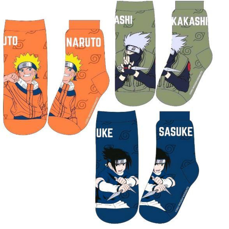 SADA 3 KS PONOŽKY NARUTO