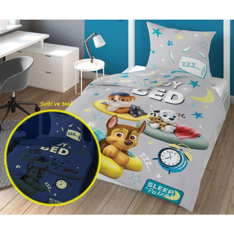 Povlečení Paw Patrol sleep svítící