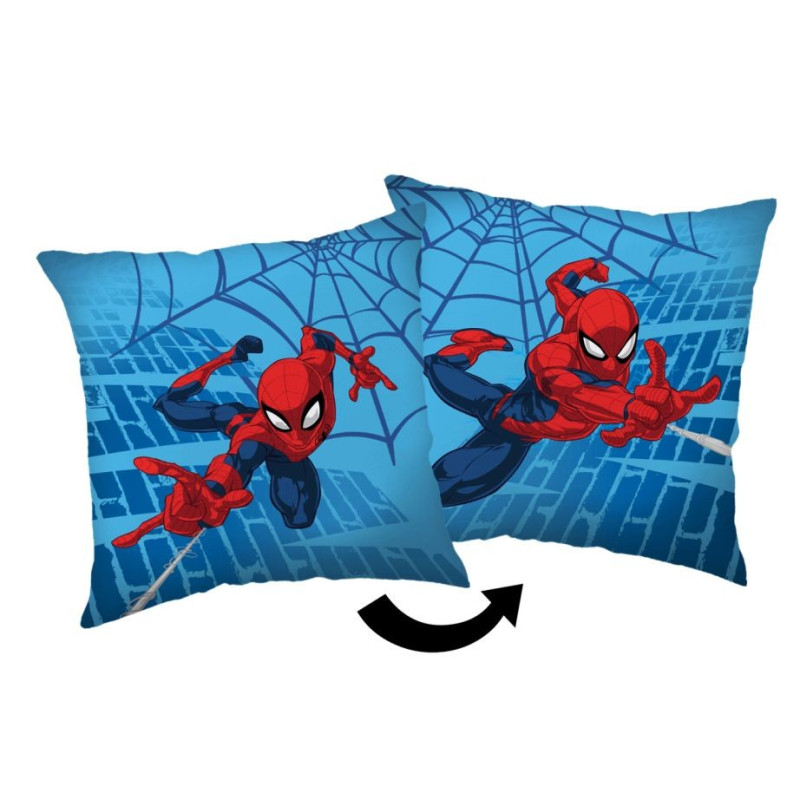 Mikroplyšový polštářek Spiderman Blue 05 Polyester, 40/40 cm