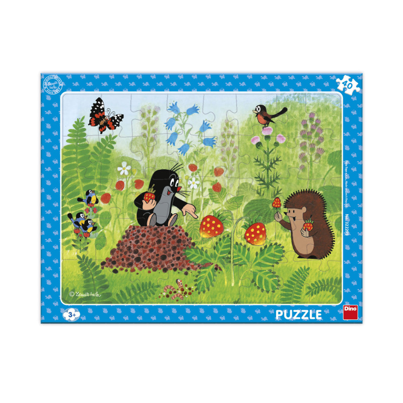 Puzzle doskové 40 Krtko a Jahody