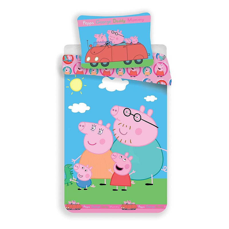 Povlečení Peppa Pig rodina